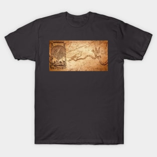 Mythical Map Design T-Shirt